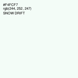 #F4FCF7 - Snow Drift Color Image